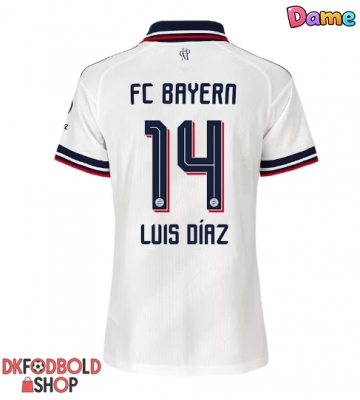 Bayern Munich Luis Diaz #14 Udebanetrøje Dame 2026-27 Kort ærmer Bayern Munich Luis Diaz #14 Udebanetrøje Dame 2026-27 Kort ærmer